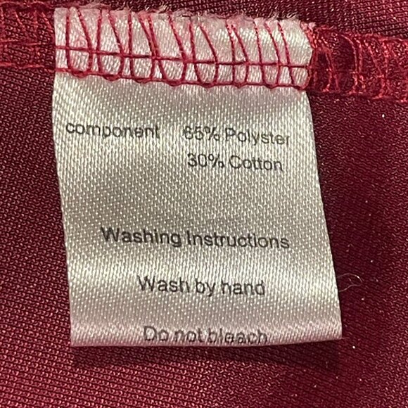 (NEW) ASA FASHION Velvet Embroidered Lantern Sleeve Boho Mini, Deep Red - XXL - Picture 10 of 11